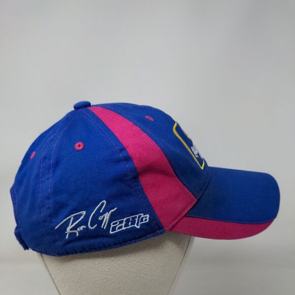 NAPA Racing Martin Truex #56 Ron Capps #28 Blue Pink Strapback Hat Breast Cancer - Picture 4 of 8